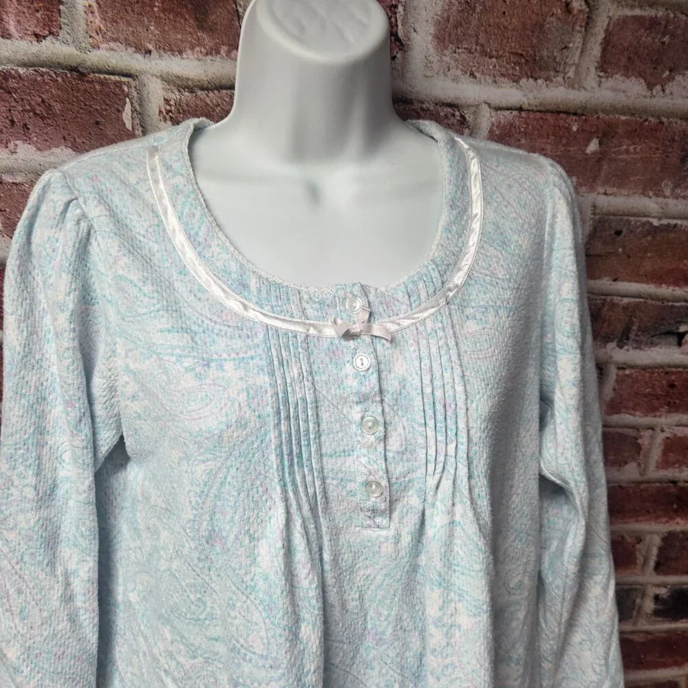 Miss Elaine Women’s Nightgown‎ Day Dress Size Small 3/4 Sleeve